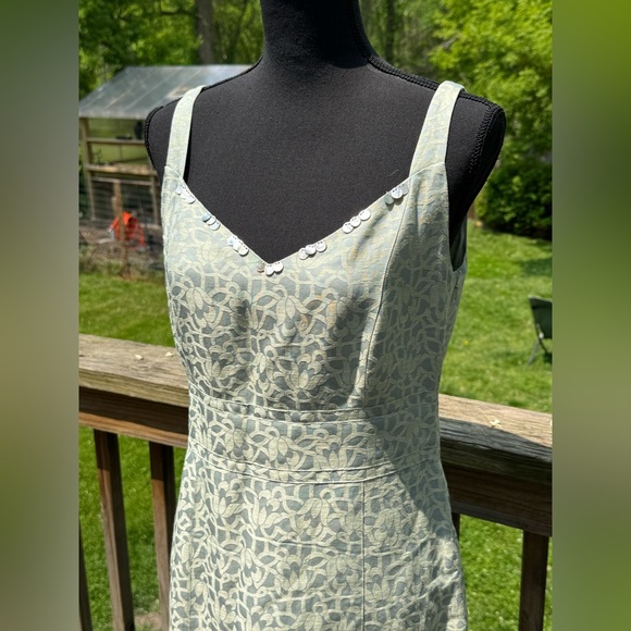 Sigrid Olsen silk/linen blend sleeveless dress size 6 - Picture 2 of 10